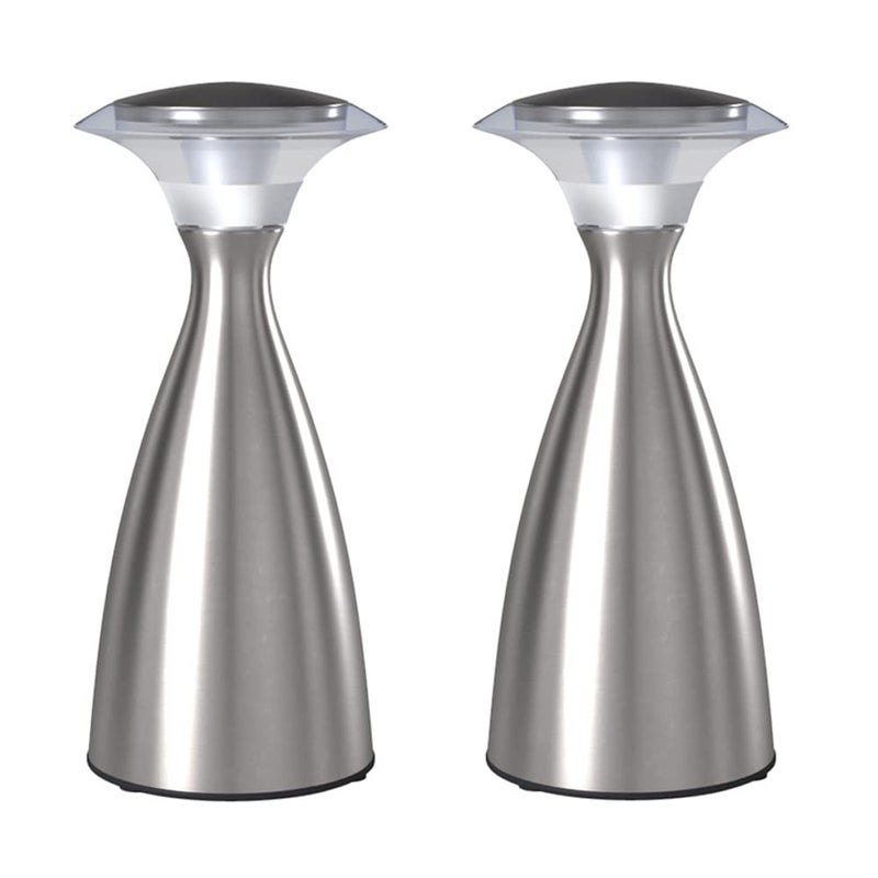 LIGHT IT! by Fulcrum, 24415-130 Lanterna Lux, Satin Nickel, 2 Pack - Image 1